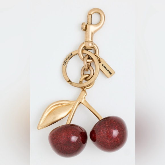 Coach Accessories - Coach Authentic Red Cherry Bag Charm Keyring New with tags